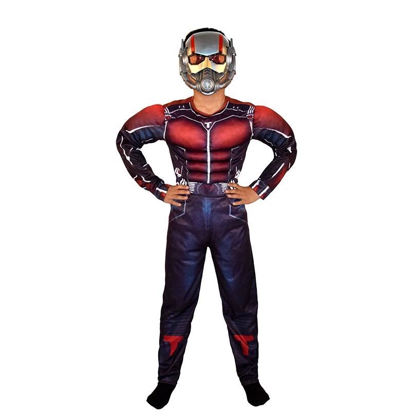 Детский комбинезон с мышцами Antman костюм супергероя для костюмированной