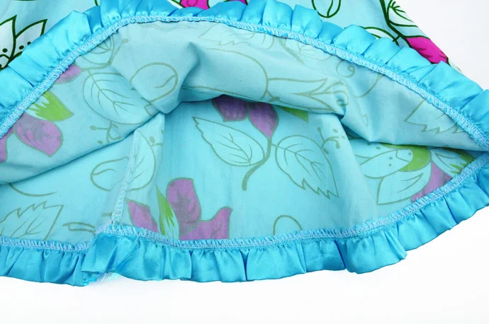 Малыш девочки платья лето 2016 цветочные Подтяжки Малышей девушки одеваются синий