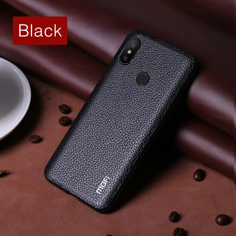 For Xiaomi Redmi 6 Case Mofi Pro Cover Pu Leather Redmi6 Business Brown Blue Red |