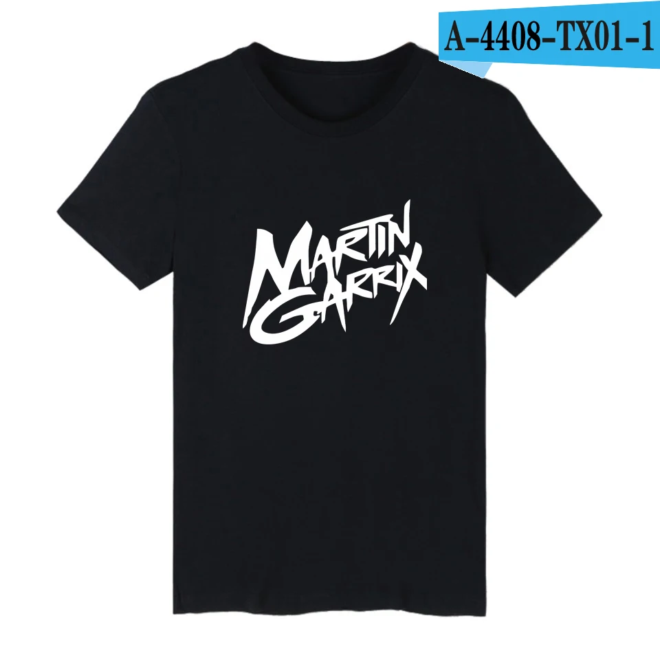 black LUCKYFRIDAYF Забавные футболки DJ Martin Garrix с принтом Модные мужские женские футболки Повседневная футболка с коротким рукавом унисекс футболка Топ - Цвет: black
