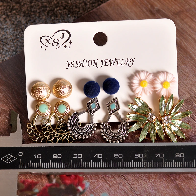 2018 Модные женские Украшения оптовая продажа комплект жемчужных серег для