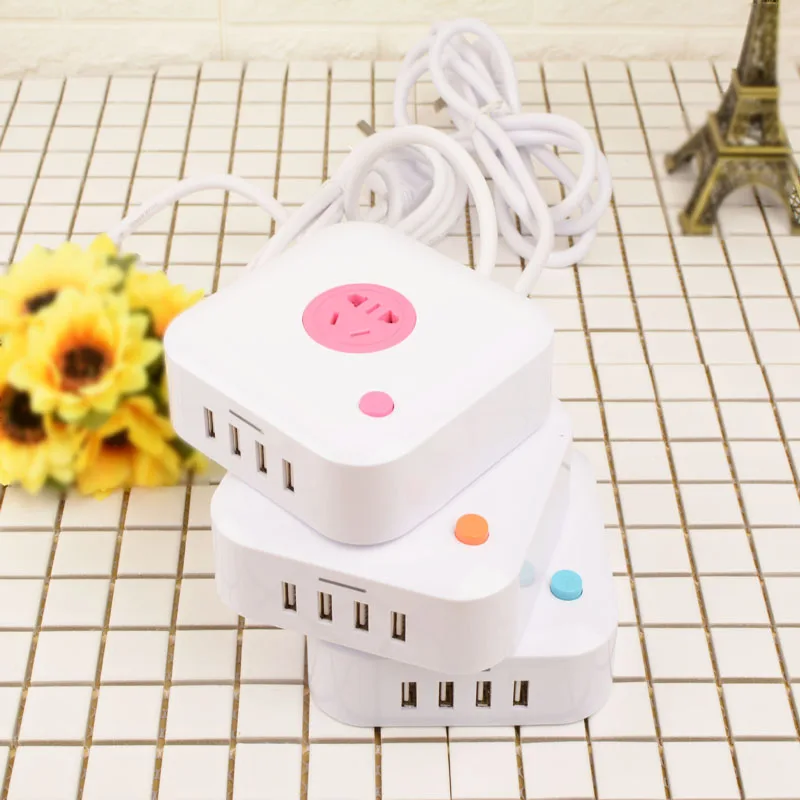 Многофункциональный Умный дом питания CubeSocket ЕС/США/Великобритания/вилка 4 USB
