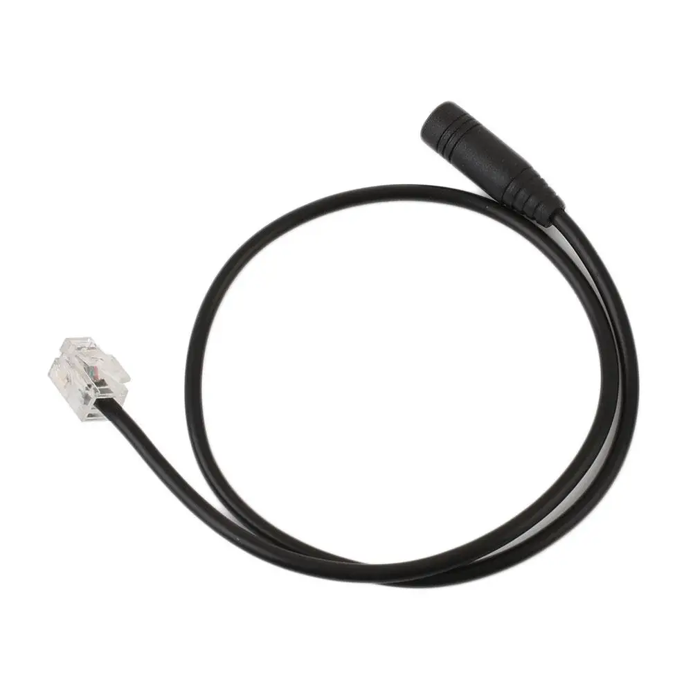 RJ9 to 3.5mm 2.5mm Jack Cable Adapter For Telephone Headset Earphone Black | Электроника