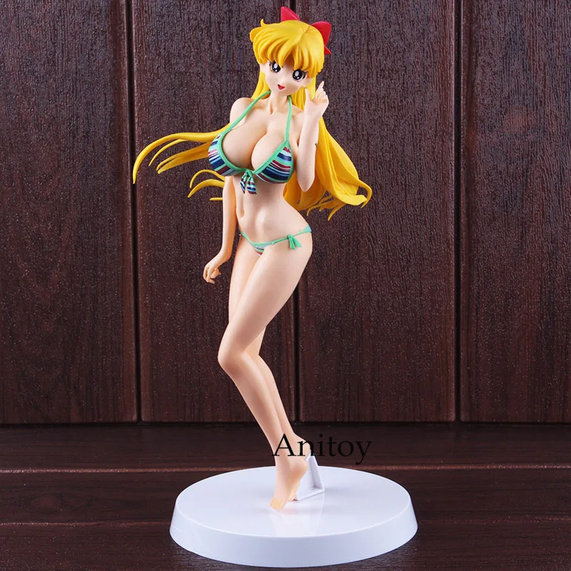 Minako Aino Sailor Venus V бикини Ver.- Фигурка ПВХ Сейлор Мун фигурка Коллекционная модель игрушки 29 см