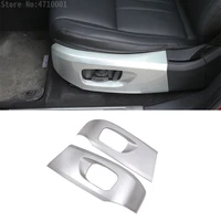 abs chrome car seat side cover trim accessories 3d stickers for land rover discovery sport 2015 2017 car styling