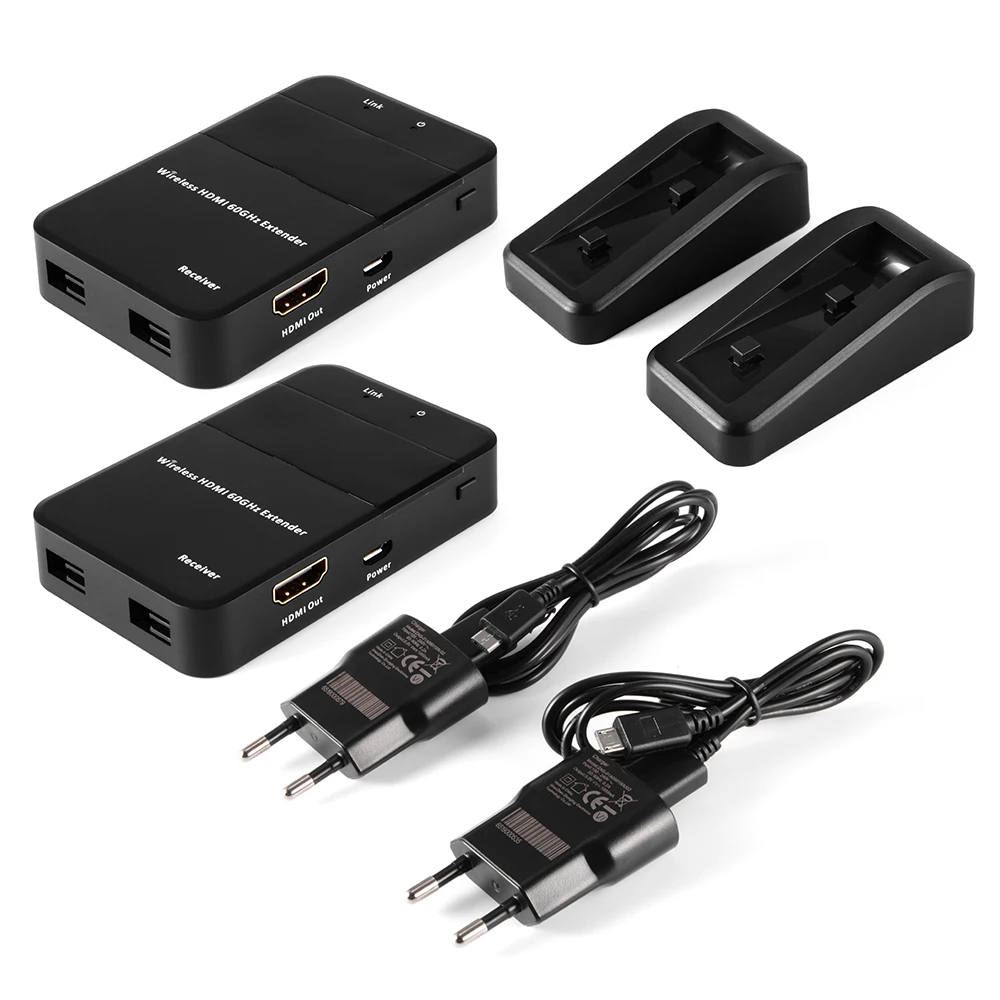 Беспроводной HDMI 60 г Extender 1080 P Full HD WIFI доставить передатчик приемник AH269 |