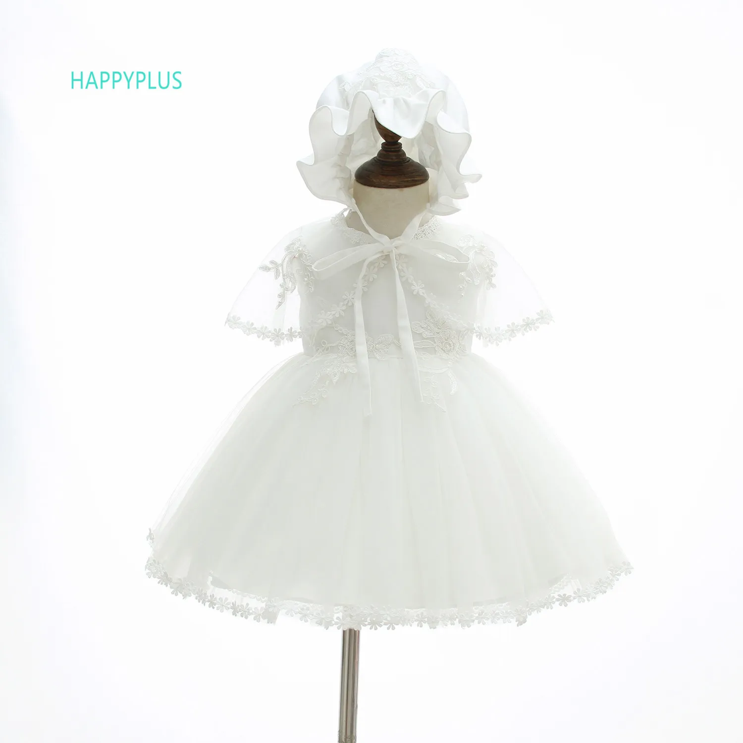 As shown HAPPYPLUS/Детское платье для крекрещения; комплект одежды для первого дня рождения; платья для маленьких девочек; вечерние и свадебные платья для маленьких девочек - Цвет: As shown