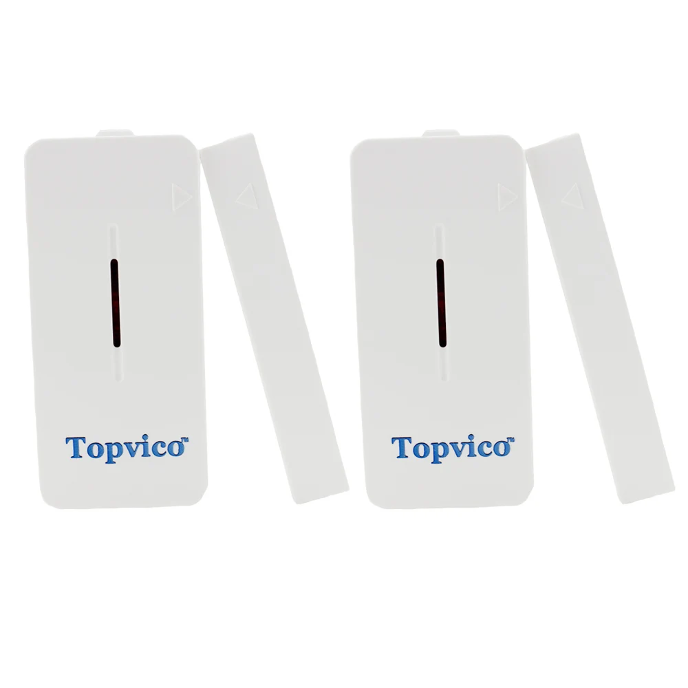 2pcs Topvico Z-wave дверной датчик сигнализация детектор Z-Wave Plus умный дом автоматизация Беспроводной дом безопасность сигнализация система безопасности - Цвет: 2pcs