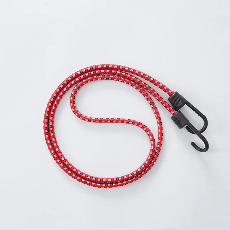 Red 1.5 meter QIAQU дорожный эластичный велосипедный багажный канат в комплекте мотоциклетный эластичный ремень для галстука автомобильный багаж в комплекте шнуры Натяжные веревки крючки - Цвет: Red 1.5 meter