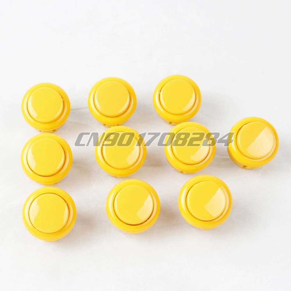 10x OEM 24 мм кнопки заменить для аркадных игр Sanwa OBSF OBSN Кнопки Mame Jamma белый|button