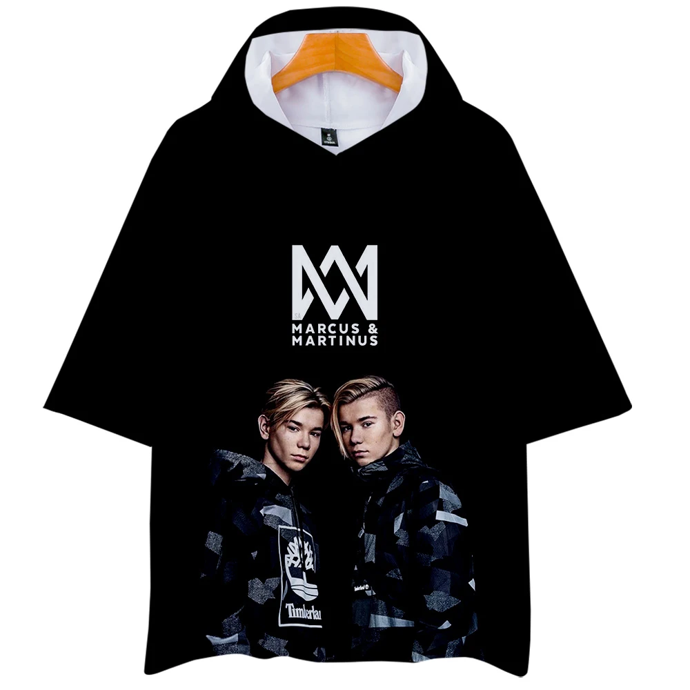 Marcus & Martinus 3D печатных с капюшоном и изображением героев мультфильмов для