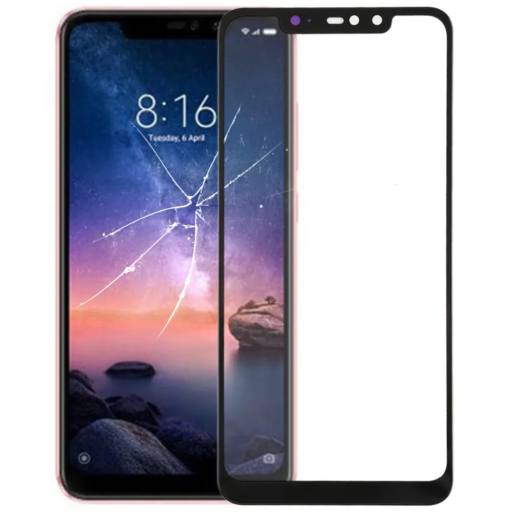 Внешнее стекло для экрана крышка объектива Xiaomi Redmi Note 6 Pro ЖК запасная часть