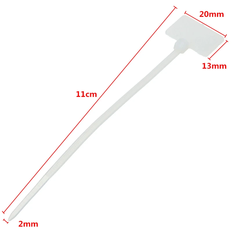 2,5*100 мм 100 шт. стяжки на молнии для записи на Ethernet RJ45 RJ12 провода кабель питания этикетки Метки нейлоновые кабельные стяжки
