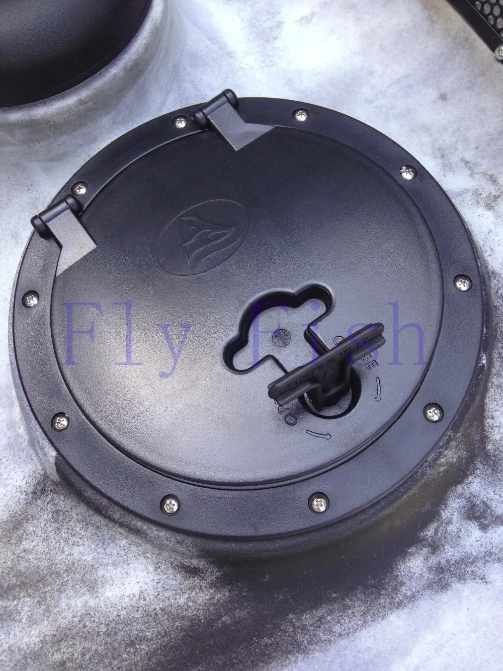 8 ''черный и красный люки крышка ПАЛУБА ПЛАСТИНА комплект водонепроницаемая