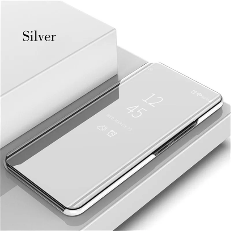Для huawei Коврики 20 10 Pro P Smart четкое зеркало заднего вида 360 с подставкой откидной крышкой сенсорный чехол Nova4 P30 P20 P10 рlus Honor 8 V10 lite Полное покрытие