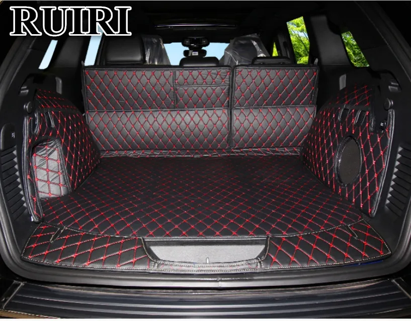 

Best quality mats! Special trunk mats for Jeep Grand Cherokee 2018-2010 waterproof cargo liner mat boot carpets,Free shipping