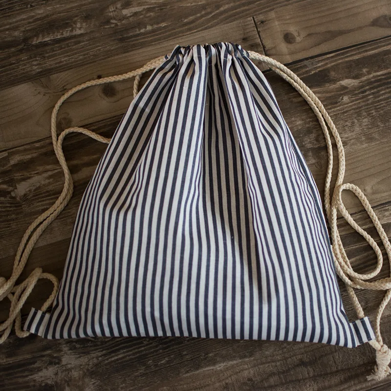 Дорожный рюкзак YILE из хлопка и льна на шнурке сумка для обуви с сортировкой