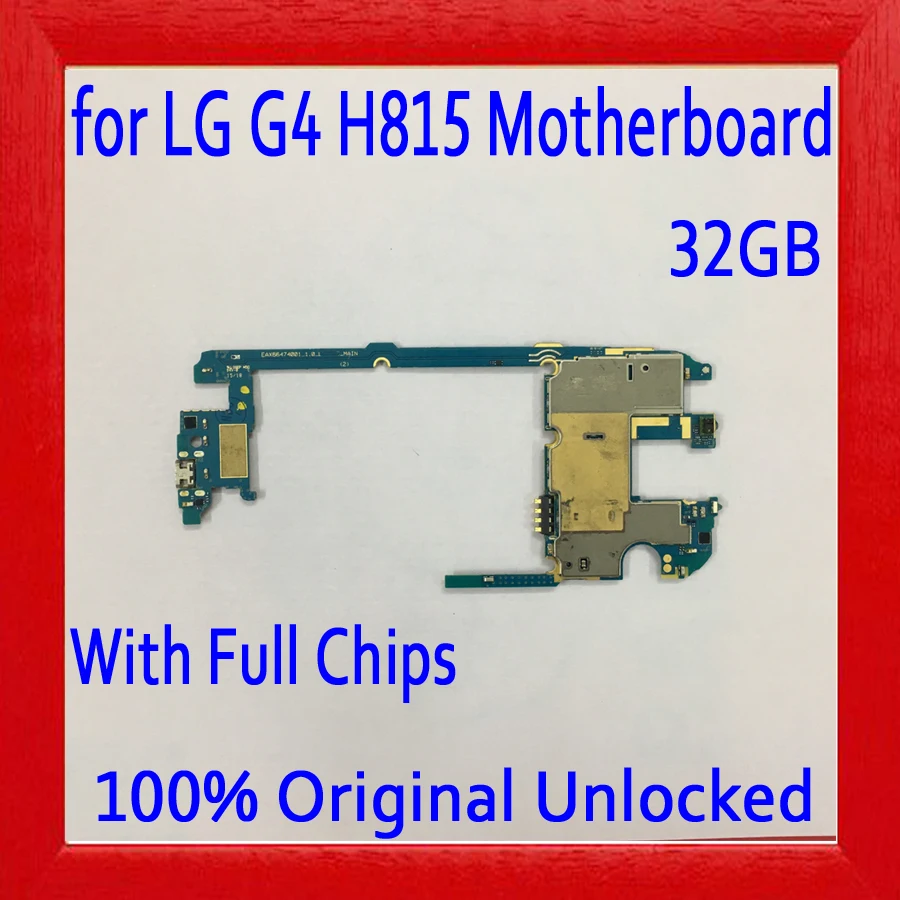 32 Гб для LG G4 H815 материнская плата с системой Android 100% Оригинал разблокирован