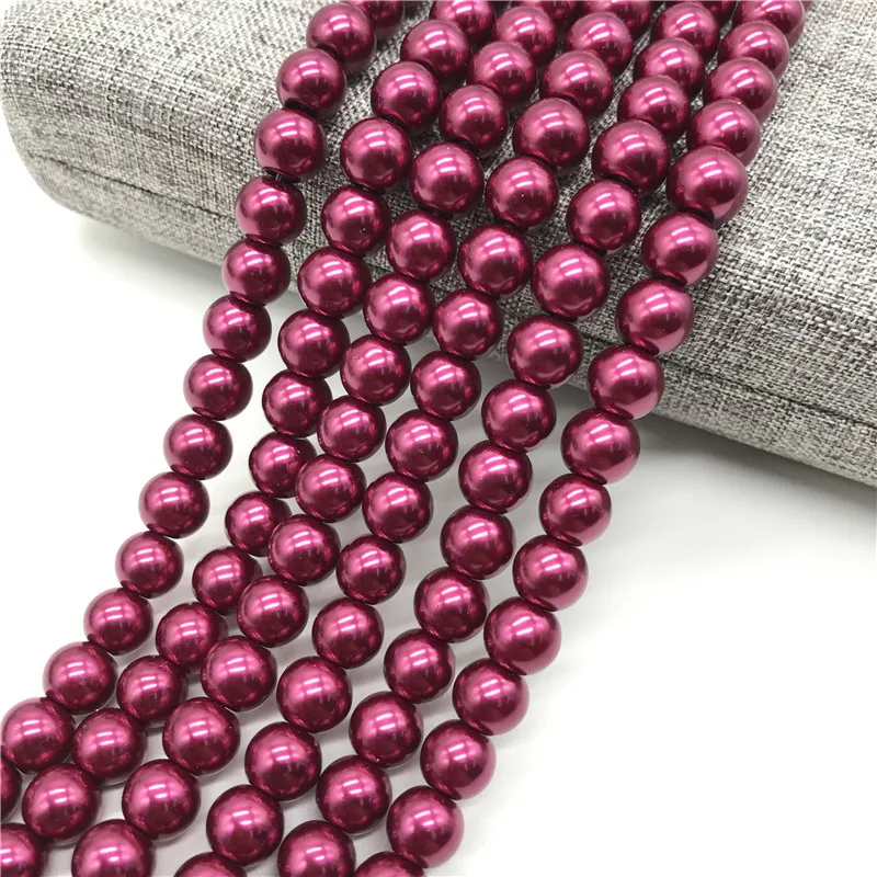 

Wholesale 6/8/10mm color round glass beads, Bracelet Necklace Charm Jewelry DIY production #13