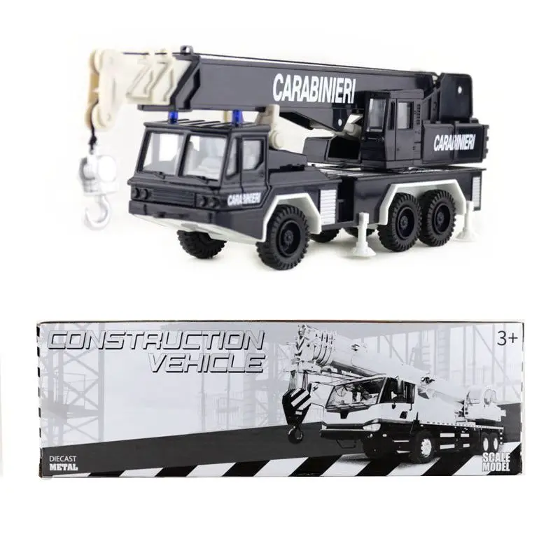 Высокая моделирования сплава Инженерная модель автомобиля, 1: 60 сплав строительный автокран пожарная машина, сильный грузовик
