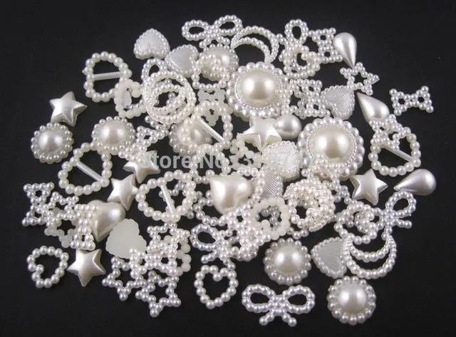 Распродажа! Необычные жемчужные украшения с плоской задней частью