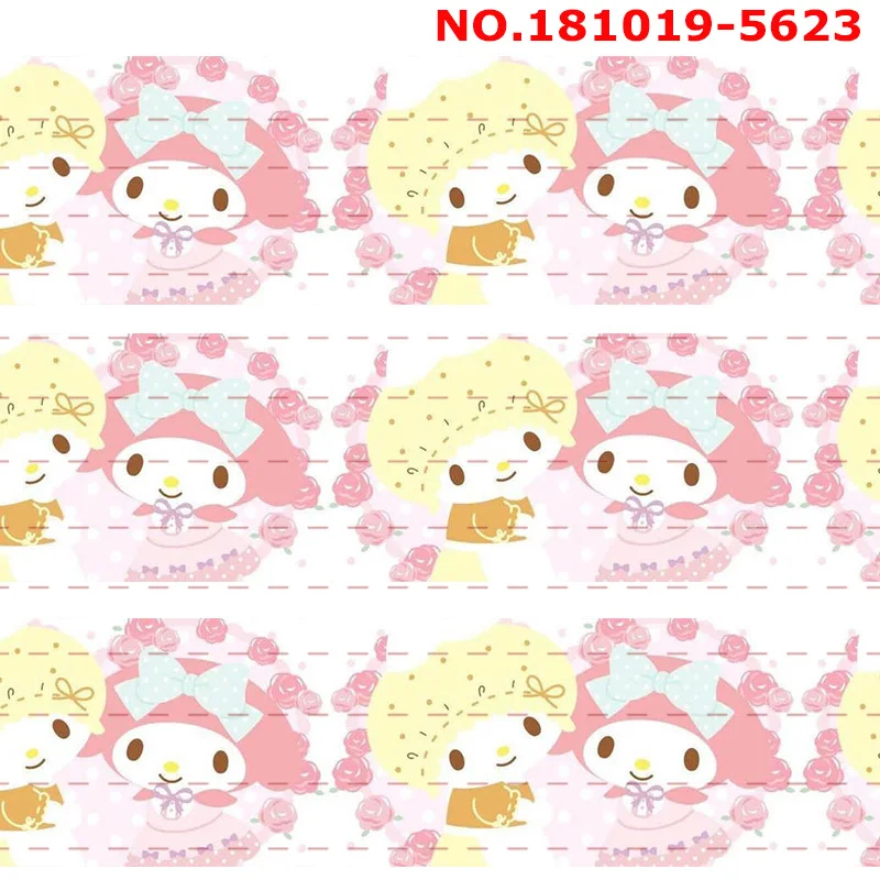 10 ярдов разные размеры японский стиль мультяшная Мелодия печатная лента|Ленты