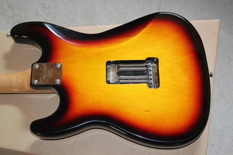 Новое поступление 6 строка F Stratocaster Сделано в США sss закат Sunburst Электрогитары!