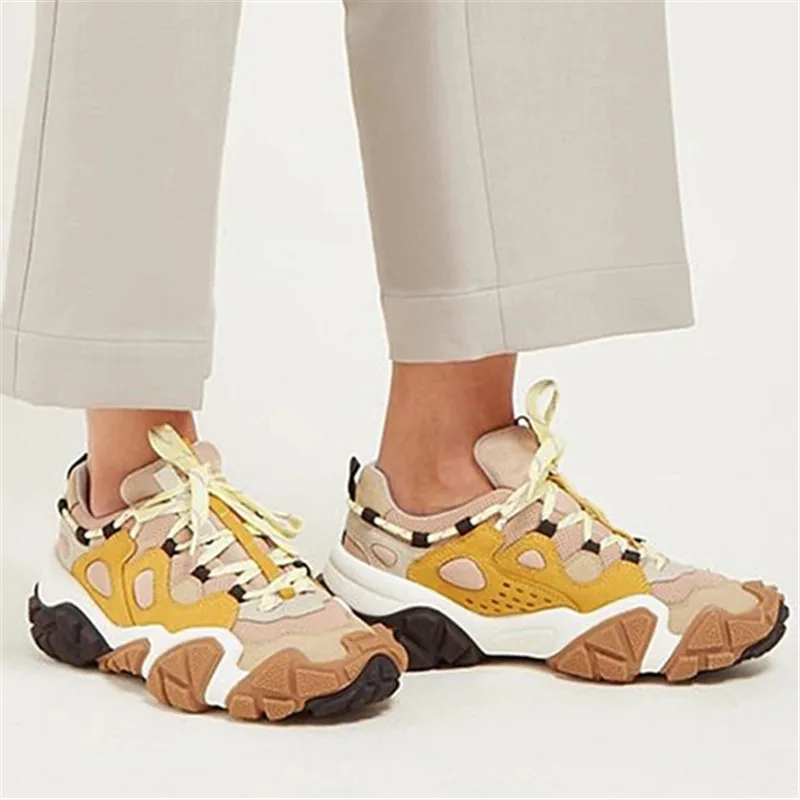 Туфли женские кожаные грязные оксфорды обувь для вождения лоскутная на