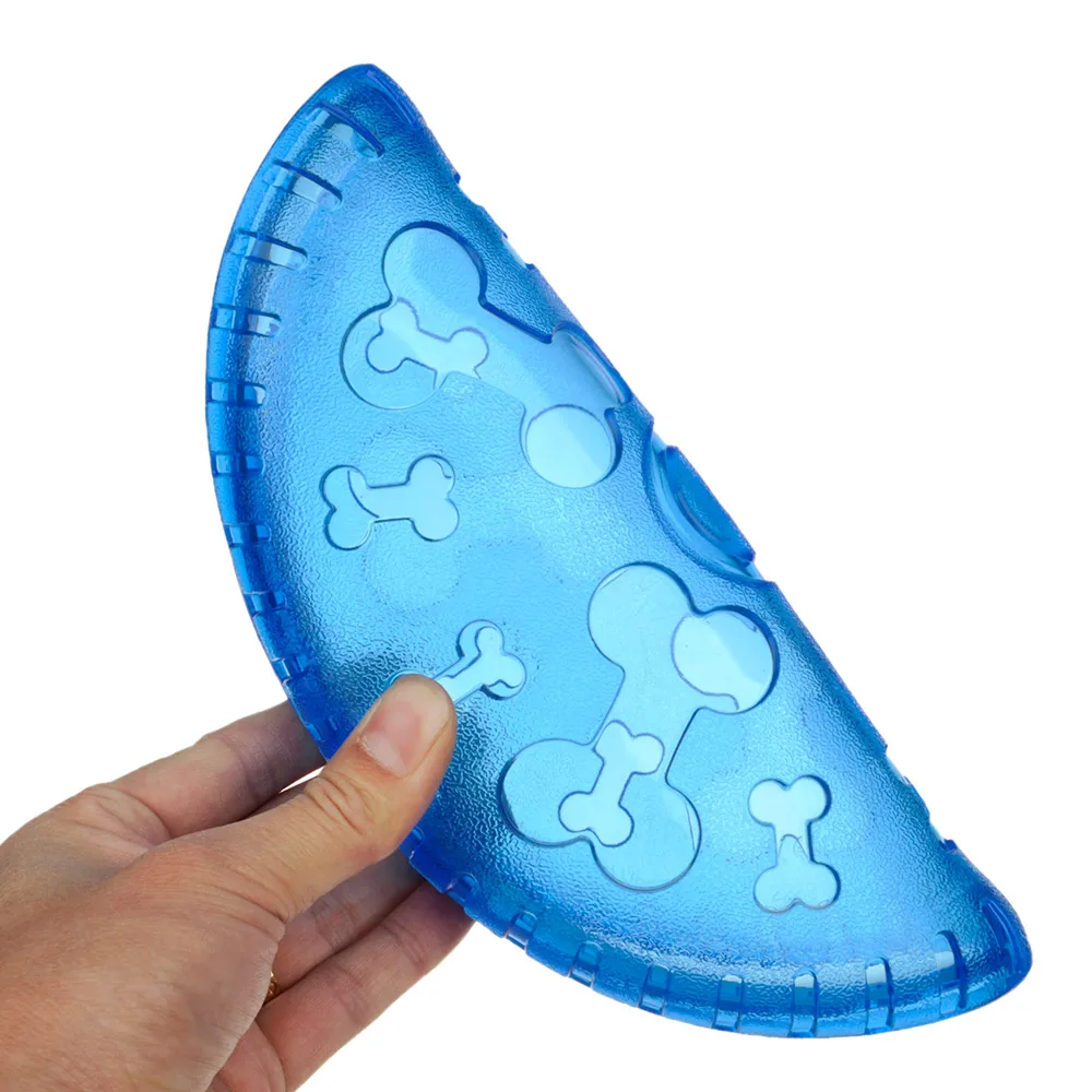 Hoopet Pet Dog Toy Bone print Flying Disc Training Tooth Resistant Chew | Дом и сад