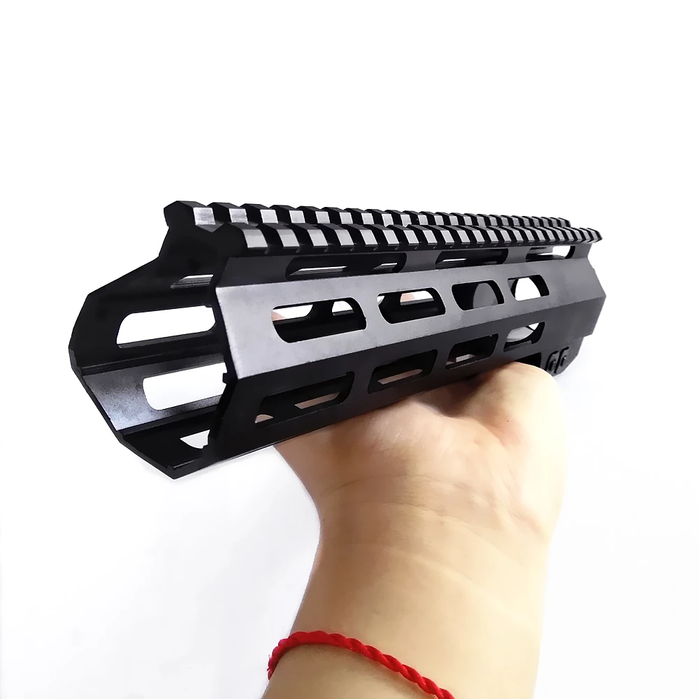 AR15 M-Lok Mlok " 9" 1" 12" 13," 15" 1" 19" тонкий свободный поплавок M-LOK рукоятка винтовка прицел крепление со стальной гайкой