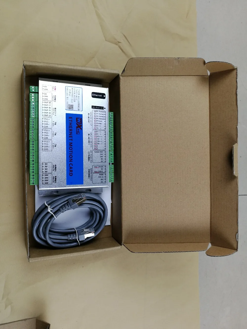 ЧПУ Mach3 Ethernet порт карта движения XHC контроллер коммутационная плата 2 МГц