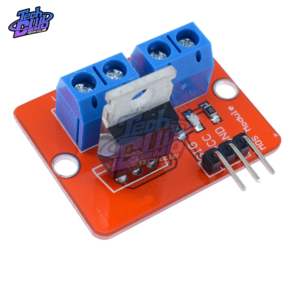 1 шт. умная электроника 0-24 в топ Mosfet Кнопка IRF520 драйвер MOS модуль для MCU ARM Raspberry Pi