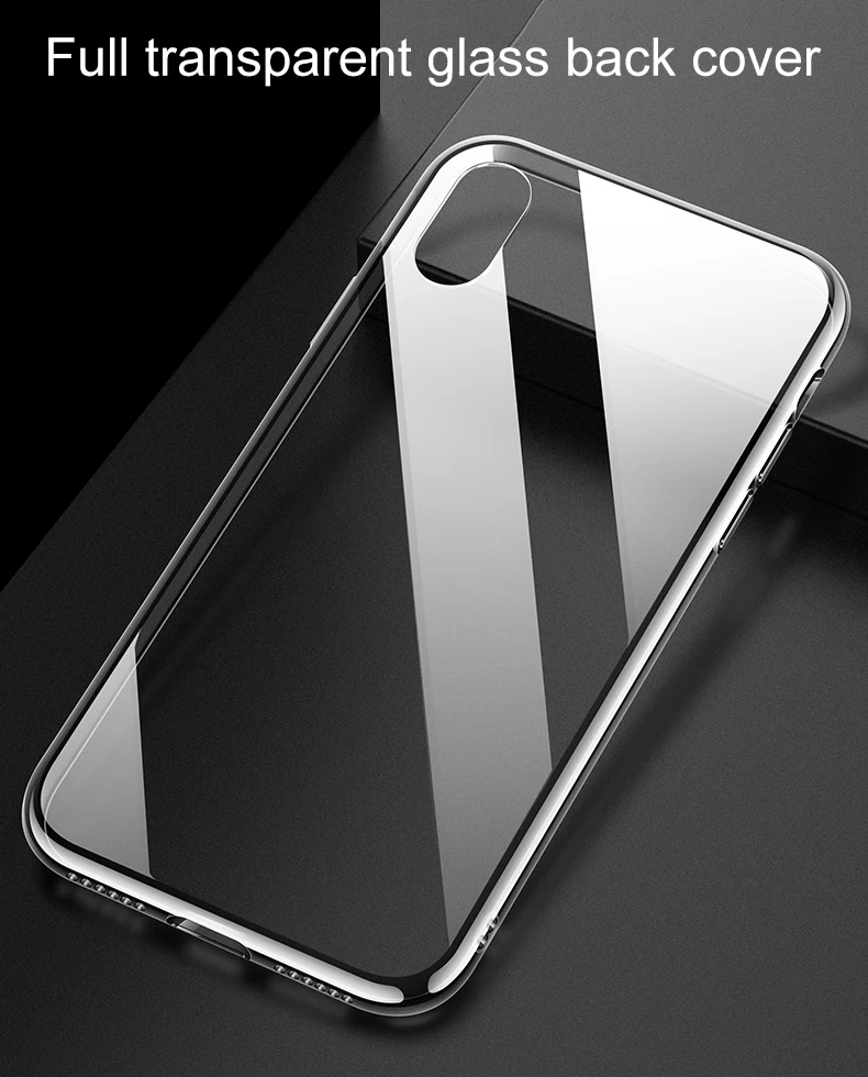 Чехол из закаленного стекла для iPhone 6 7 8 plus X XS чехол для max XR стеклянная крышка для iPhone 7 x R 6 8 plus xs max чехол для телефона i чехол для телефона 7