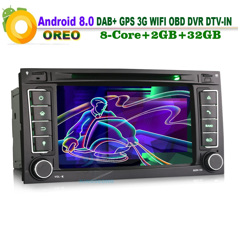 Android 8 0 Wifi 3G автомобильный стерео GPS DVR сб Navi радио DAB + RDS BT DVD DTV IN OBD Bluetooth
