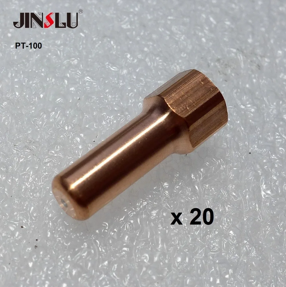 

52556 PT100 IPT-100 PT-100 Plasma cutting torch Electrode 20 Pieces Fit FUBAG P100