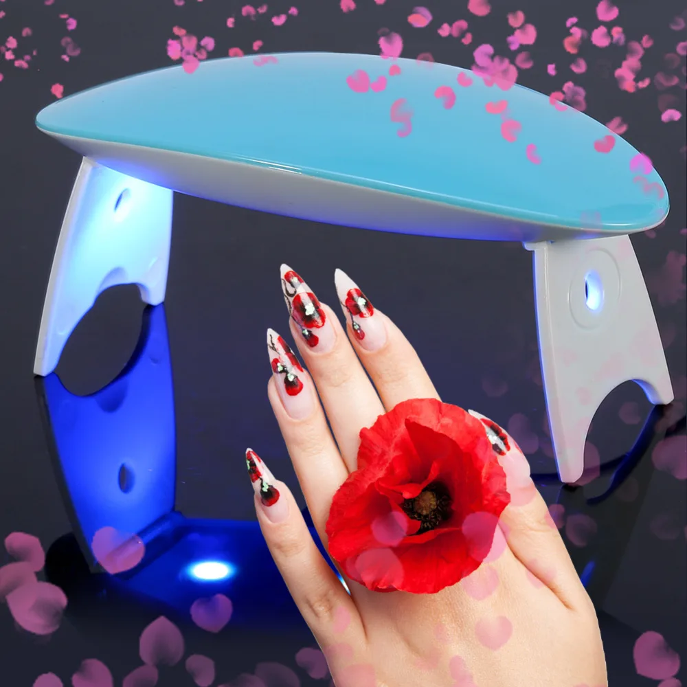 9 Вт УФ-лампа Сушилка для ногтей Светодиодная лампа отверждения УФ-гель-лака