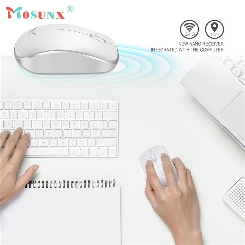 Mosunx 2.4Ghz Mini Wireless Optical Gaming Computer Mouse Mice& USB Receiver For PC Laptop gamer mouse|Мыши| |