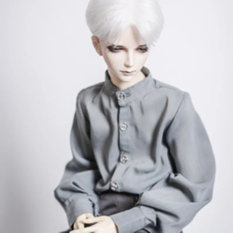 

3 BJD Clothes shirt Pure and fresh and stripe bat sleeve linen shirt