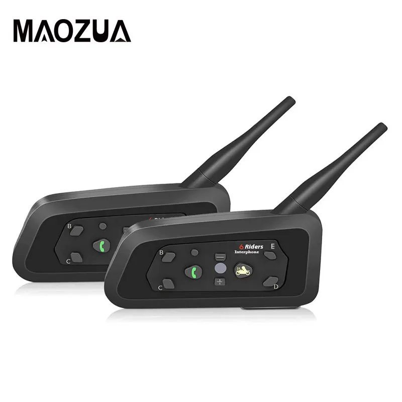 2 шт. R6 мотоцикл Bluetooth шлем гарнитуры домофон громкой связи гарнитура для диктора 6