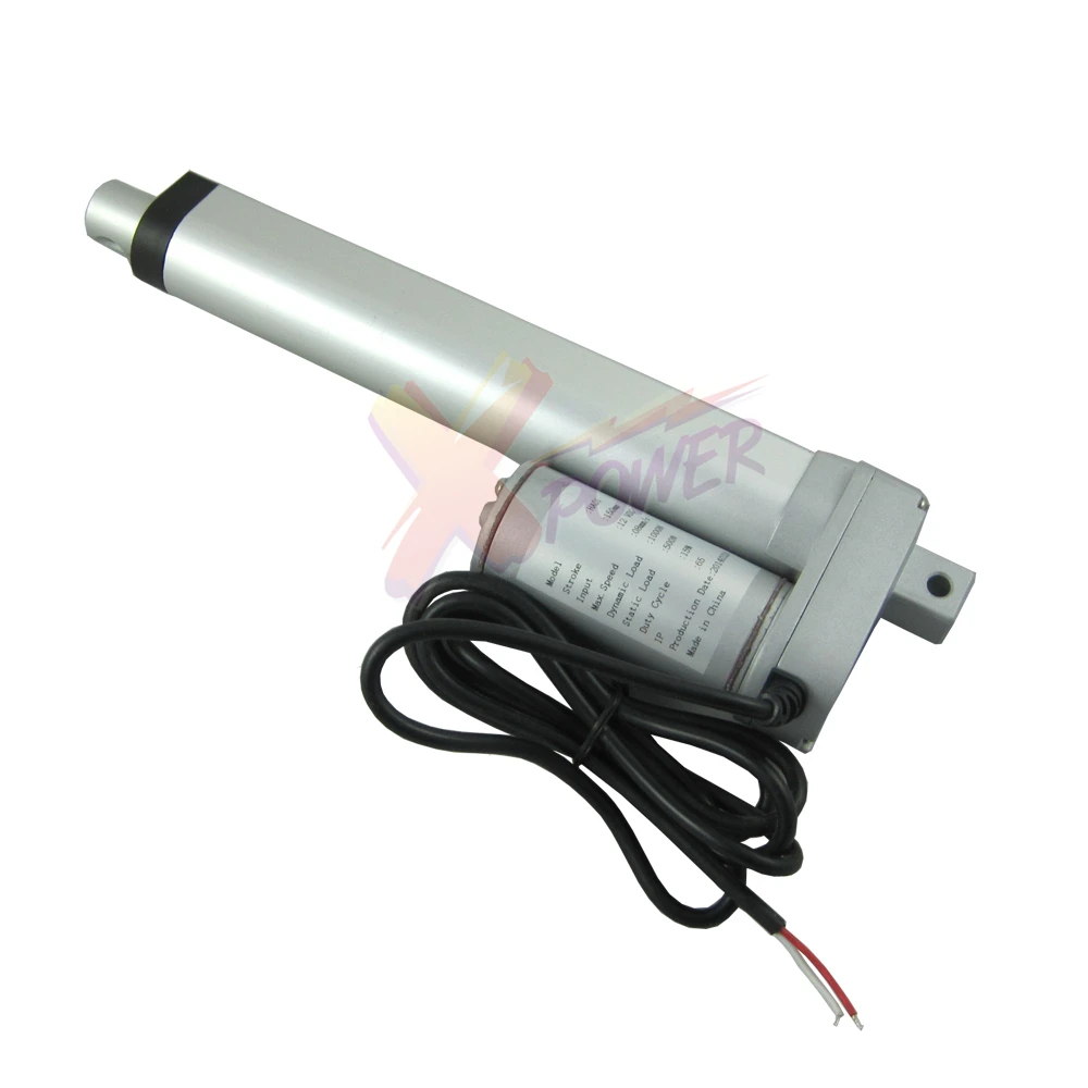 Xpower Новый сверхмощный линейный привод 6 &quotход 225 фунт Максимальный подъем 12/24