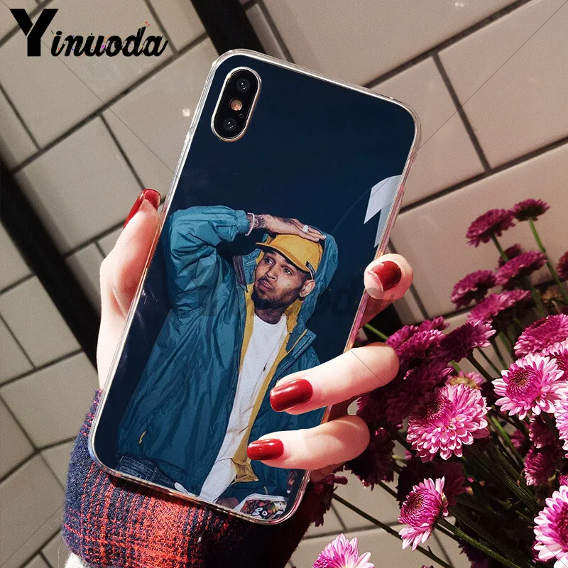 A4 Yinuoda Chris коричневый Breezy Coque Shell чехол для телефона iPhone 8 7 6 6S Plus 5 5S SE XR X XS MAX Coque Shell - Цвет: A4