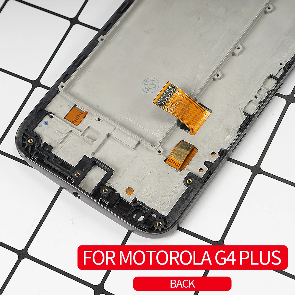 ЖК дисплей с сенсорным экраном 5 дюймов для Motorola Moto G4 Plus рамкой MOTO Xt1644 Xt1640 Xt1641 XT1625