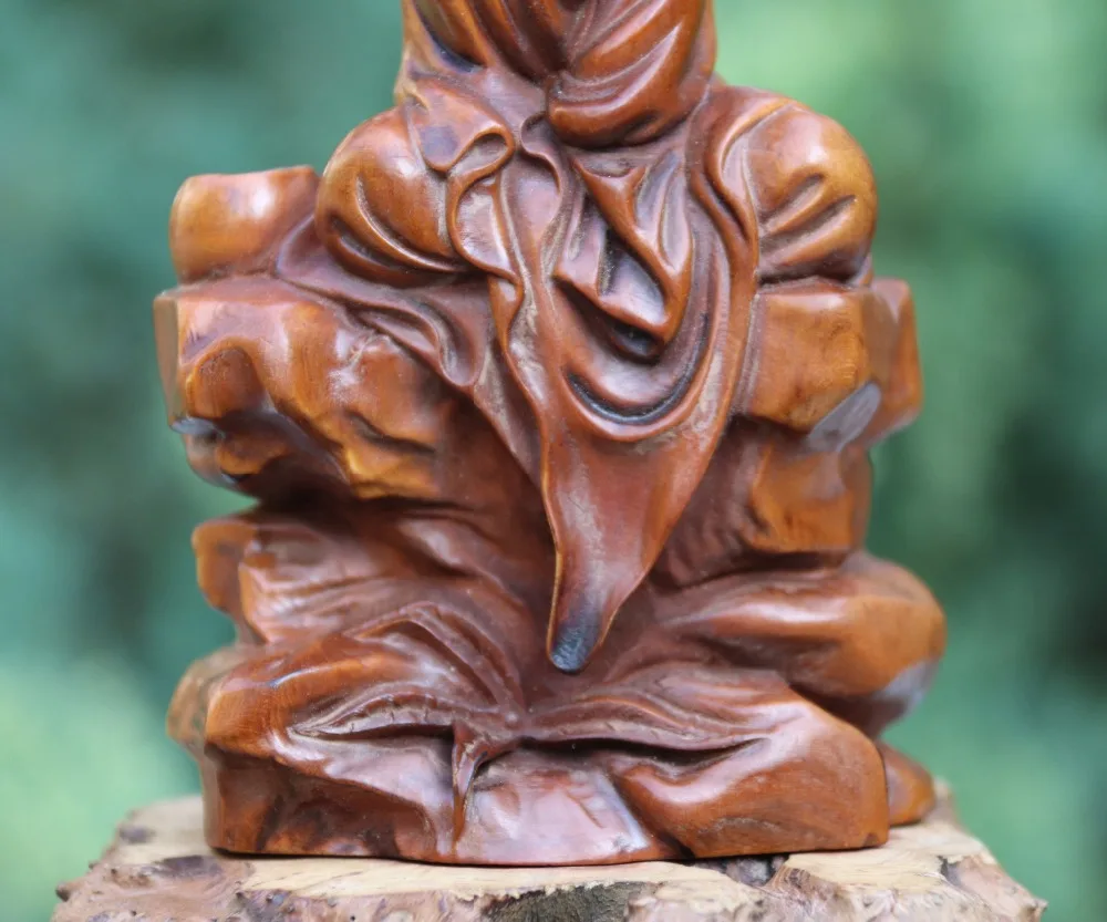 13 см китайский Boxwood Dharma Bodhidharma arhat Дарума мастер Zen скульптуры | Дом и сад
