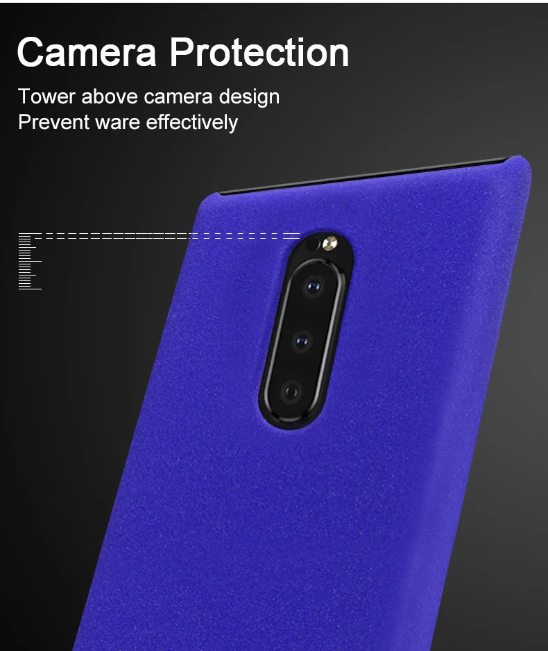 Для sony Xperia 1 чехол IMAK ковбойский жесткий пластиковый чехол для телефона с подставкой для sony Xperia 1