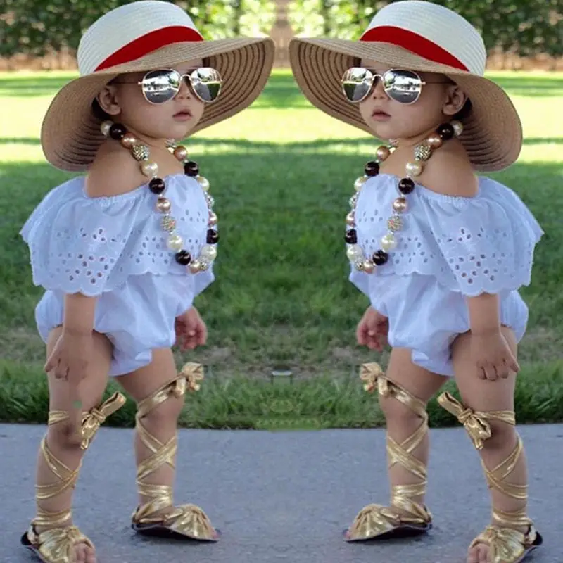 2017 Новый Модный Повседневный хлопковый комбинезон для маленьких девочек с