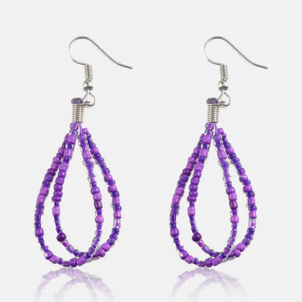Этнические наборы ювелирных изделий JUST FEEL Africa Beads многослойное яркое массивное