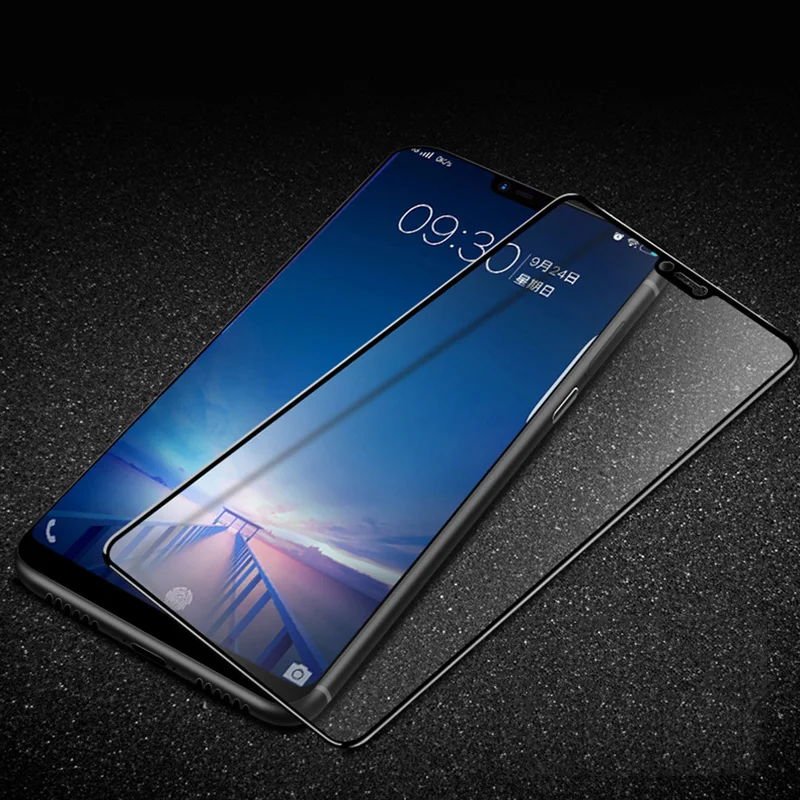 3D закаленное стекло для Vivo X21 полное покрытие 9H защитная пленка Взрывозащищенная