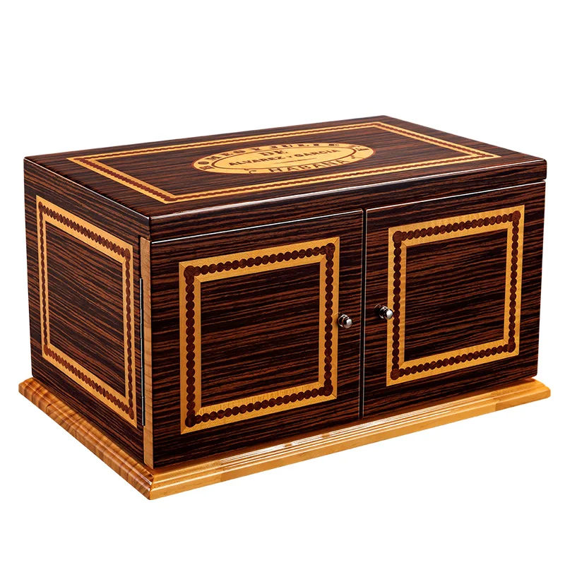 Сигара humidor три пола большой емкости сигара увлажняющая коробка CA-1028