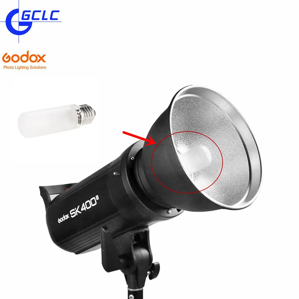 Godox Пилотная лампа 220 В 240 4X E27 150 Вт 230 JDD Light Tube Студия Строб фотографии Flash|bulb lamp|bulb