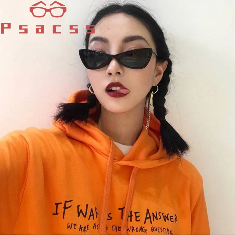 

Psacss Cat Eye Sunglasses For Women Retro Luxury Brand Designer Small Sun Glasses Female Vintage Lunette De Soleil Femme Eyewear